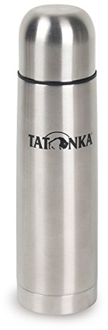Tatonka Hot und Cold Stuff 0.45 L Grau - Praktische Edelstahl Isolierflasche, Größe 0.45 l - Farbe Silber