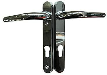 Vita Upvc Door Handle 122mm Screw Centres - Chrome