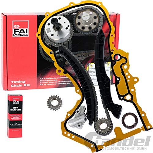 Fai Steuerketten-Set (Kompatibilität mit Linkslenker-Fahrzeugen nicht garantiert) Teilenummer TCK211VVT