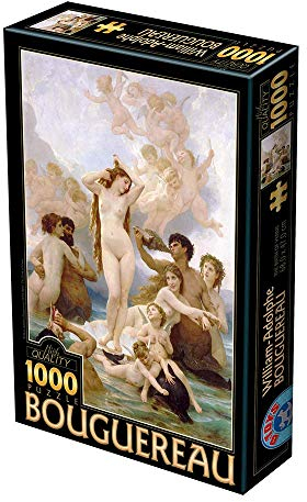 D-TOYS 1 Puzzle 1000 pcs Bouguereau The Birth of Venus, Multicolor