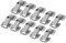Fdit 10Pcs Charnière Porte Ouverture Placard Armoire Caninet Fermeture Douce Charnière Invisible Meubles Porte Coin Plié en Acier