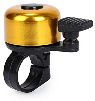 Colorful Fahrradklingel Mini Klingel, 5 Farben zur Auswahl (Gold)