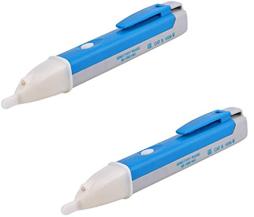 DollaTek 2Pcs Penna rilevatore di Tensione Elettrico Senza Contatto Tester Penna rilevatore di Tensione elettrica 90-1000V AC