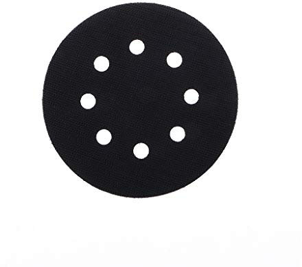 5 Inches(125mm) 8 Holes Ultra-Thin Surface Protection Interface Pad for Sanding Pads and Hook&Loop Sanding Discs Thin Sponge