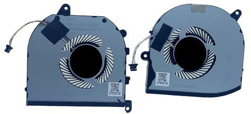 Rangale - Ventola di raffreddamento per CPU e GPU per notebook Dell XPS 15 9570 XPS15-9570 Series DFS501105PR0T FKCH 008YY9 0TK9J1 TK9J1 08YY9