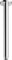 hansgrohe Deckenanschluss Vernis Blend, Deckenanschluss 30cm, Chrom