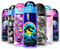 Fringoo - Dinosaurier-Mond - BPA-freie Wasserflaschen - rosa Strohhalm-Wasserflasche - wiederverwendbare Wasserflasche - 600 ml / 20 Oz