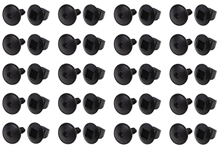 eMagTech 20 Sätze Torx-Schrauben vorne Kotflügel Motor Schild Abdeckung Tray Spritzschutz Radlauf Clip N90775001 N90833801 kompatibel mit Bora Golf CC Beetle A4 A6 A8 Altea Leon