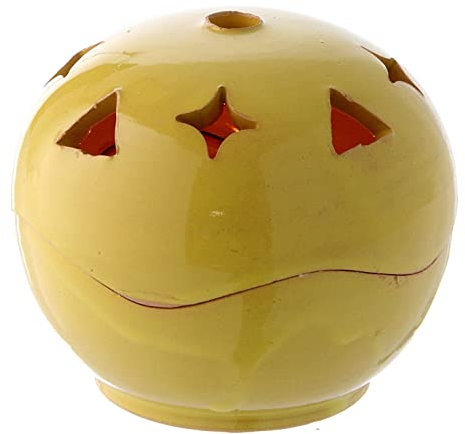 Holyart Kremiklampe, gelb, in Kugelform