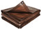 TERRE JARDIN Bâche à bûches Nature 140 g/m2-1.5 x 6 - Marron