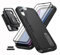 ymxdmd Die Hülle wurde speziell für iPhone Xr/10R 6.1 Zoll entwickelt, vollständiger Schutz, strapazierfähig, stoßdämpfend, integrierter Ständer mit 2 gehärteten Displayschutzfolien, Schwarz