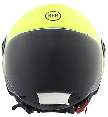 BHR Casco Demi-Jet, Casco Scooter 832 MINIMAL | Omologato ECE 22.06, Leggero e Compatto, Ideale per Città e Sottosella, Uomo e Donna, Casco Moto e Motorino