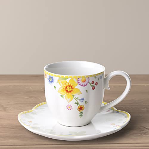 VILLEROY & BOCH Spring Awakening Tasse à café 160 ml avec soucoupe 15 cm table de Pâques
