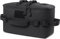 Qutsvosh Outdoor-Camping-Aufbewahrungstasche, Gasherd, Kanister, Topf, Tragetasche, Picknick-Tasche, Kochgeschirr, Utensilien, Organizer, Schwarz