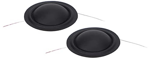 2Pcs 25mm Tweeter Bobine Vocale Film de Soie Dôme Bobine Vocale Tweeter Remplacement DIY Tweeter Dôme Film pour Pièces de Réparation de Haut-Parleur Voix Tweeter Remplacement DIY
