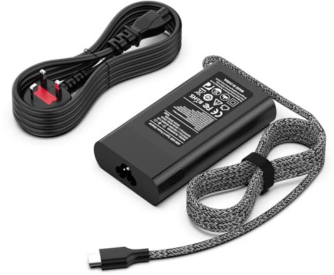 Etssembo 65W USB C Laptop Charger Adapter Compatible with HP Spectre X360, Envy, Chromebook, Elitebook x360, Pavilion Elite x2, ProBook Travel Type C Power Cord Supply