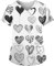 Kassaks Frauen Pflege, Kittel Damen Kasacks Pflege Altenpflege Kleidung Kasaks Altenpflege Damen, Bunt Tshirt Damen Kassak Kasacks Damen Pflege Große Größen, Arbeitskittel Damen(4-Light Gray,XXL)