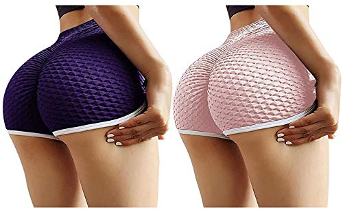 liangp Kurze Sporthose Damen Radlerhose Boxershorts Sommer Kurze Sporthose Gym Yoga Leichte Sommerhose Luftige Jogginghose Sommer Boxershorts