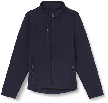 Mukua Richmond Kids Giacca Soft Shell, Blu Marino Scuro, 9-11 Anni Unisex-Bambini e Ragazzi