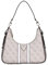 GUESS Noreen Top Zip Shoulder Bag Dove Logo