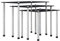 Générique Tables gigognes 3 pcs Noir Verre trempé,Tables d'appoint-249527