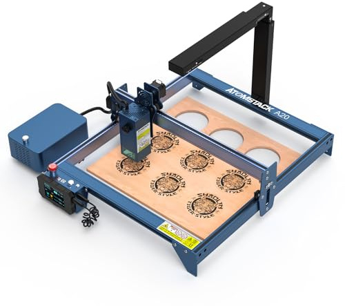 ATOMSTACK X20 PRO 120W Laser Graviermaschine mit AC2 Lightburn Kamera 1080P HD-Video laser kamera 20W Laser graviermaschine F30 30-60 L/min Luftunterstützung