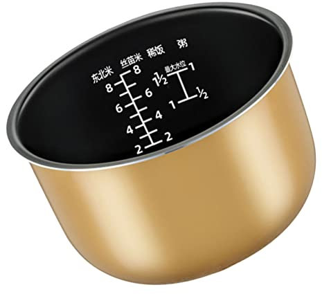 Cabilock Revestimiento Para Olla Arrocera De Uso Diario Olla Interior Eléctrica Antiadherente Reemplazo De Cubeta Arrocera Para Cocina