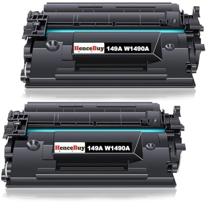 HenceBuy Mit Chip 149A W1490A Toner Kompatibel für HP 149A W1490A 149X W1490X Schwarz Tonerkartusche für Laserjet Pro MFP 4102dw 4102fdw 4102fdn Laserjet Pro 4002dn 4002dw 4002d Drucker (2er-Pack)