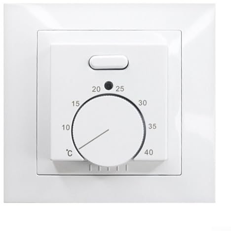 Termostato, riscaldamento manuale meccanico a pavimento, interruttore di controllo della temperatura dell'aria condizionata, con sensore esterno per un comfort ottimale
