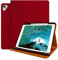 World biz Custodia in pelle per iPad Pro 12,9 pollici 2017/2015 (vecchio modello, 1a e 2a generazione), custodia in pelle premium multi-angolo visualizzazione stand cover con portapenne e slot per