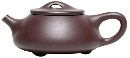 Teiera Teiere di argilla viola creative da 230 ml Pentola fatta a mano Minerale grezzo Bollitore di fango viola Bollitore for tè cinese Zisha Teiera in ceramica multifunzionale Teapot
