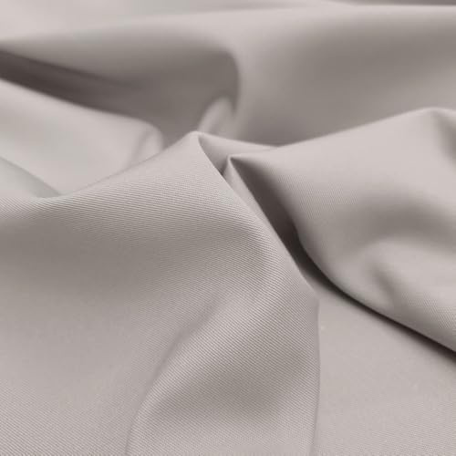 Eila - UV Protection Stoff mit UV Schutz UPF50+ - per Meter Silbergrau | Farbecht und temperaturausgleichend - zum Nähen von Bekleidung, Sonnenschutz und Dekoration!
