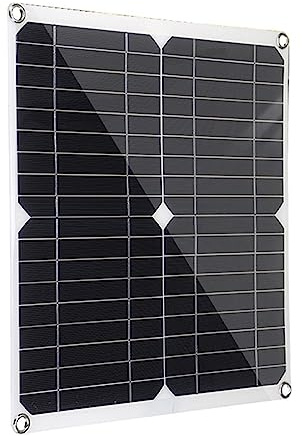 SMTYXS 100W/200W Chargeur Solaire Portable USB DC Panneau Solaire for Chargeur de Batterie de téléphone Portable Batterie Externe Camp extérieur randonnée Voyage Maison(200W Solar Panel)