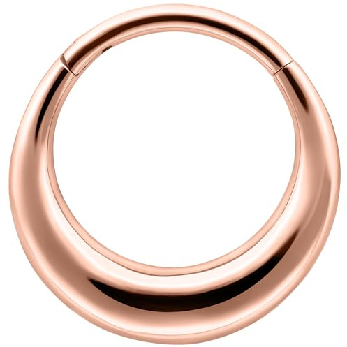 Wildcat Piercingringe - Chunky Septum Clicker | Chirurgenstahl 316L - Piercingart: Labret, Rook, Lobe, Helix, Conch, Tragus, Nostril - hautverträglich, langlebig, wasserfest