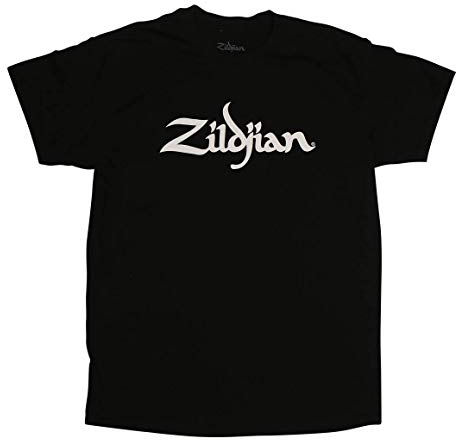 Zildjian T3003 - Camiseta (talla L), color negro,Viejo Modelo