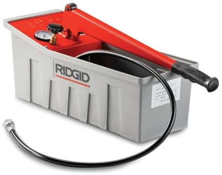 RIDGID 50557 1450 Pressure Test Pump, Hydraulic Pressure Test Kit,gray,Large