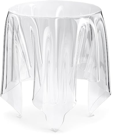 Essey Beistelltisch, Couchtisch, Grand Illusion, Acryl, Höhe 52 cm, Ø 42 cm, transparent