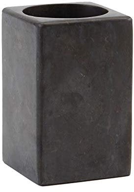 Zahnputzbecher Dunkelgrau Marmor Hammam Aquanova