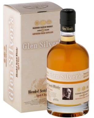 Glen Silvers Blended 8 years Geschenkkarton Whisky, 1er Pack (1 x 700 ml)