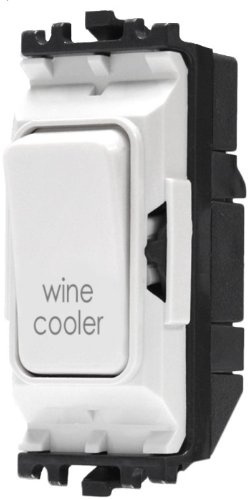 MK Electric Edge 20 Amp DP 1 Way Printed Switch Module for Wine Cooler