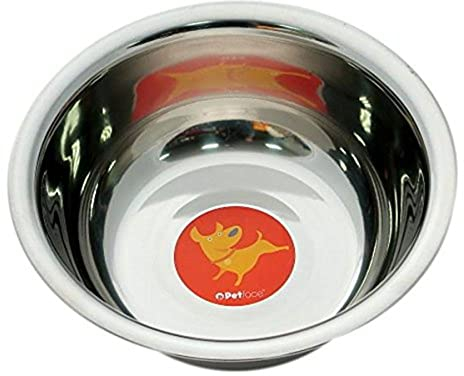 Petface Stainless Steel Non Slip Bowl, Medium