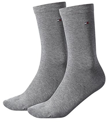 Tommy Hilfiger Damen Socken Casual 4er Pack, Größe:39-42;Farbe:middle grey melange
