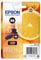 Epson 235M268 Original 33XL Tinte Orange (XP-530, XP-630, XP-635, XP-830, XP-540, XP-640, XP-645, XP-900, XP-7100), fotoschwarz