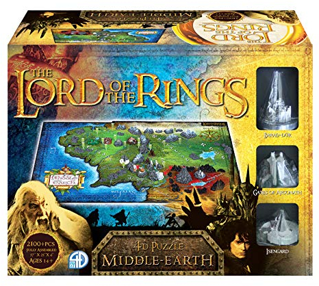 4D Cityscape Lord of The Rings: Middle Earth (2100+ Pieces)