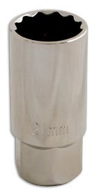 Laser 0101 Spark Plug Socket 1/2D 21mm
