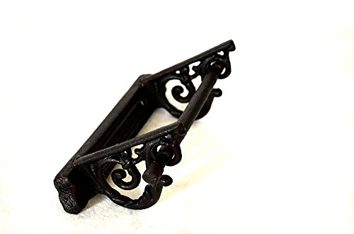 Toilettenpapierhalter SOMMERFIELD Landhaus Antik Style Schwarz