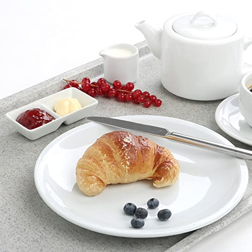 Holst Porzellan/Germany CT 021 Plato llano 21 cm Katja, blanco, 20.5 x 20.5 x 2.5 cm, 6 Unidades