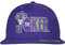 MERCHCODE Joker Damen/Herren Snapback Kappe Batman Unisex Baseball-Cap Erwachsene, Purple, One Size