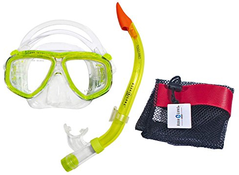 Aqualung Tauchset Java Pro/Togo Pro (Lime transparent, M)