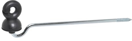 VOSS.farming 100 Stück Abstandsisolatoren 220 mm, Ringisolatoren Weidezaun Stromzaun Elektrozaun Pferdezaun